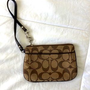 Coach small wristlet